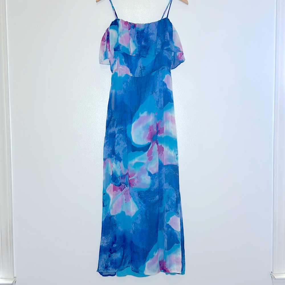 NWOT BISOU BISOU WATERCOLOR MAXI